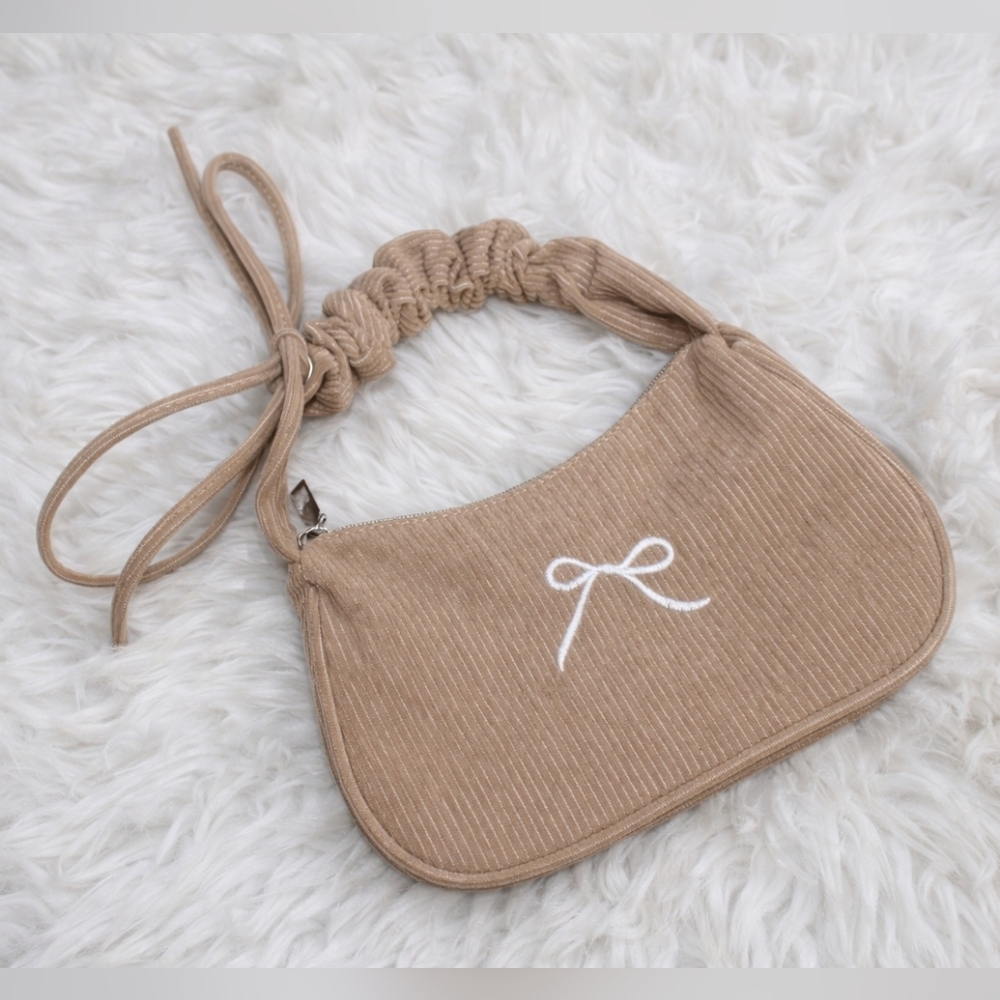 The Sweet Intentions Mini Scrunch Bag - Desert Cloud